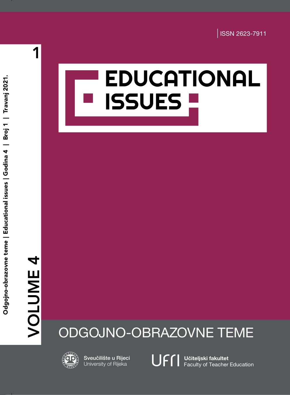 					View Vol. 4 No. 1 (2021): Educational issues
				